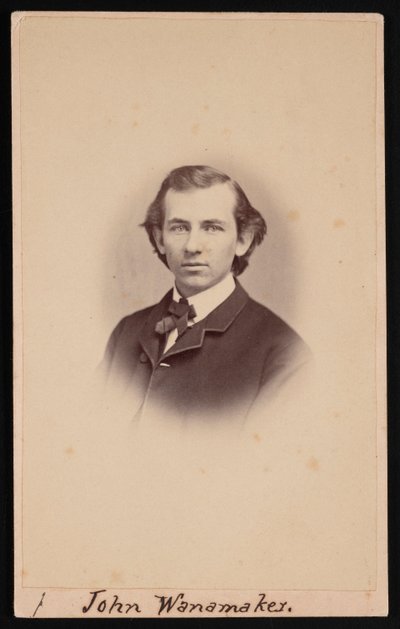 Portret Johna Wanamakera 1838-1922, w latach 1864-1866. autorstwa Charles H Spieler