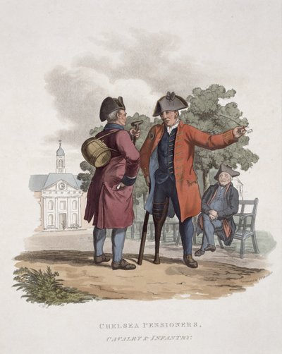 Chelsea Pensioners, kawaleria i piechota, z 