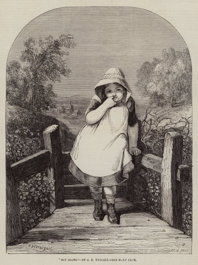 Grawerowanie Sly Boots autorstwa Charles Harvey Weigall