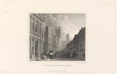Centrum aukcyjne, Bank & C. autorstwa Charles Heath
