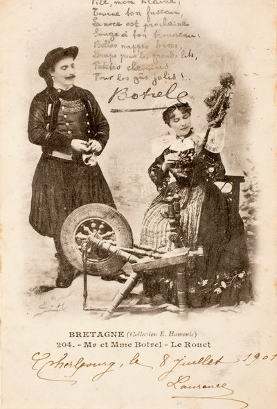 Stara pocztówka / Le Rouet / Bretania / Francja autorstwa Augustus Kollner