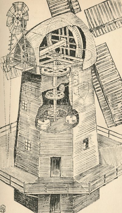 Smock Mill, 1931 autorstwa Charles Henry Bourne Quennell