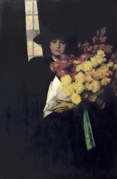 Chryzantemy, ok. 1900 autorstwa Charles Henry Malcolm Kerr