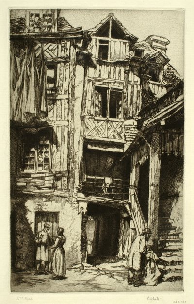 Dziedziniec Lisieux autorstwa Charles Henry White