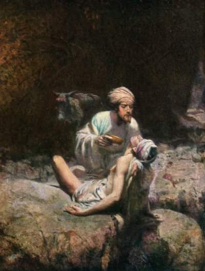 Dobry Samarytanin autorstwa Charles Herbert Moore