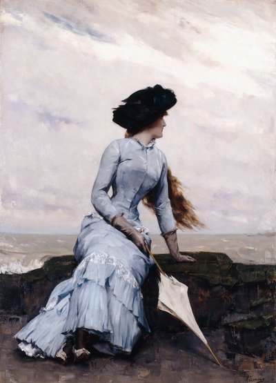 Patrząc na morze, autorstwa Charles Hermans