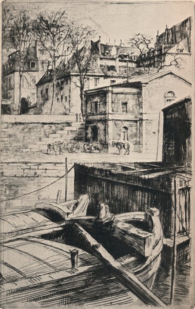 Quai des Celestins, 1915 autorstwa Charles Heyman