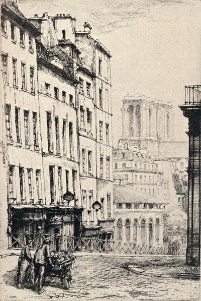 „Rue de la Montagne-Ste Genevieve”, 1915 autorstwa Charles Heyman