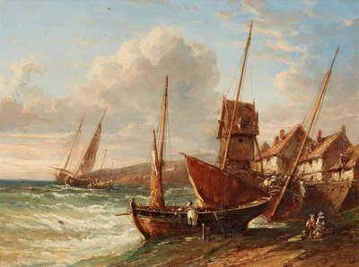 niemiecki: An der Bretonischen Küste Na bretońskim wybrzeżu autorstwa Charles Hoguet