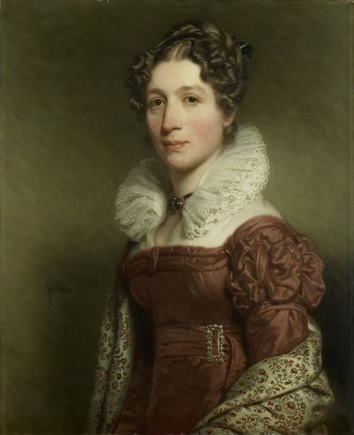 Jacoba Vetter (1796-1830), żona Pietera Meijera Warnarsa, księgarz w Amsterdamie autorstwa Charles Howard Hodges