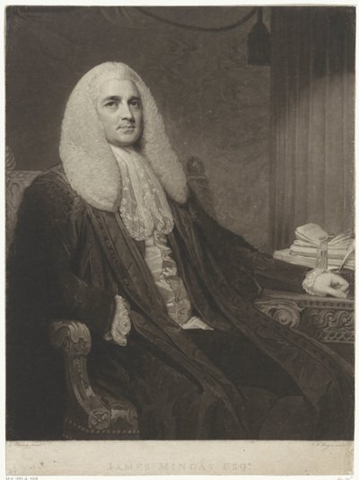 Portret pierwszy James Meinge autorstwa Charles Howard Hodges