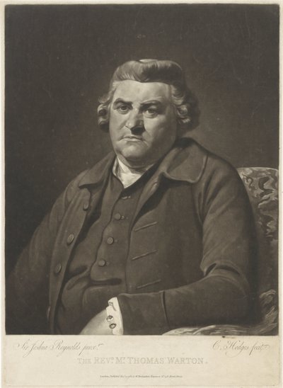 Portret Thomasa Warton autorstwa Charles Howard Hodges