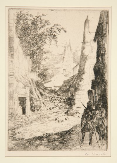 Widok na St. Jean des Vignes autorstwa Charles Huard