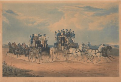 Trening: The Brighton Day Mails, pomijając Hookwood Common autorstwa Charles Hunt