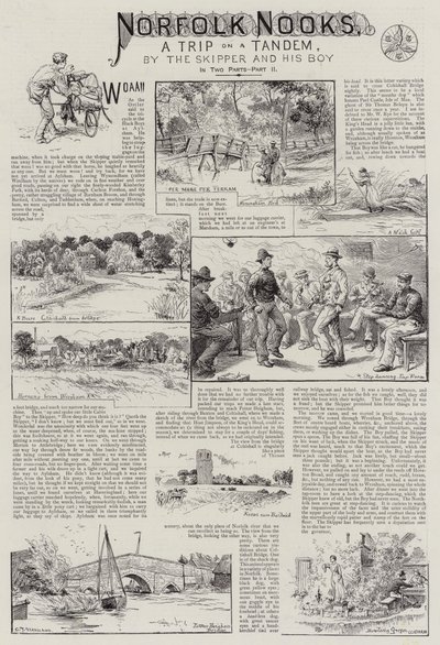 Norfolk Nooks (grawerowanie) autorstwa Charles J. (after) Staniland