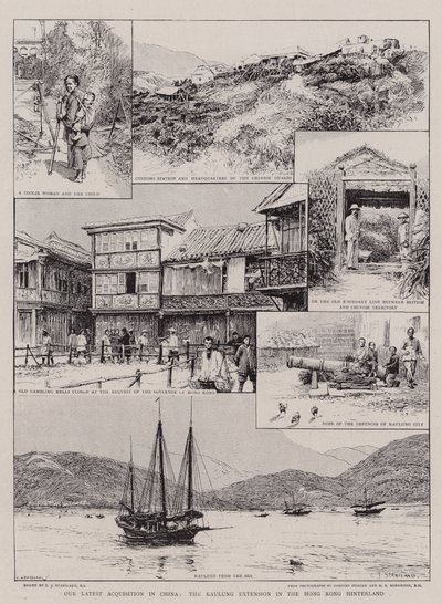 Nasz najnowszy nabytek w Chinach, Kaulung Extension w głębi Hongkongu autorstwa Charles J. Staniland