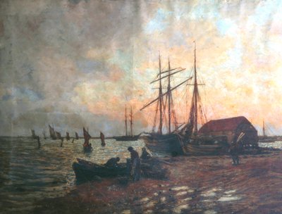 Powrót łodzi, Shoreham autorstwa Charles James