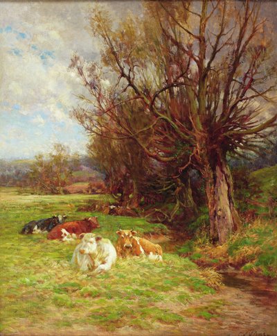 Wypas bydła autorstwa Charles James Adams