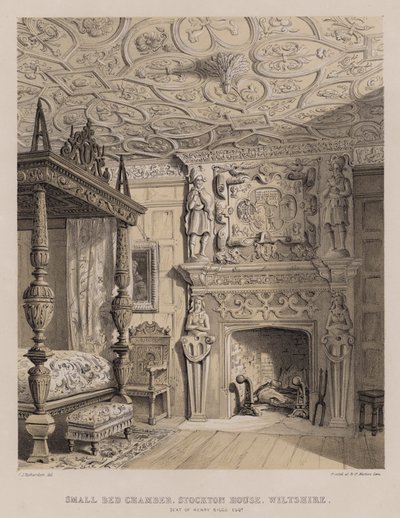 Komora mała łóżko, Stockton House, Wiltshire, siedziba Henry