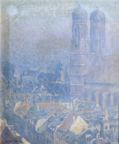 Poranna mgła Monachium autorstwa Charles Johann Palmié