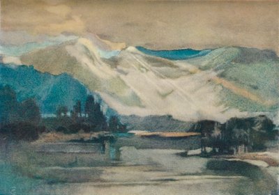 „Na jeziorze Shuswap”, c1911 autorstwa Charles John Collings