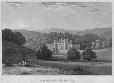 Dom Michelgrove, początek XIX wieku. autorstwa Charles John Smith