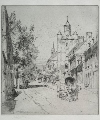 Wieża spacerowa, St. Riquier autorstwa Charles John Watson