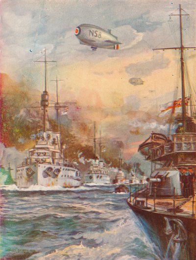 Kapitulacja niemieckiej floty pełnomorskiej, 1918 1919 autorstwa Charles John de Lacy