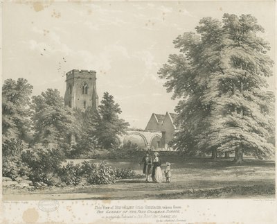 Kościół Rugeleya autorstwa Charles Joseph Hullmandel