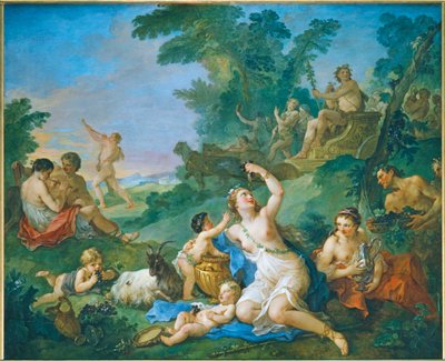 Le triomphe de Bacchus - Triumf Bachusa ... autorstwa Charles Joseph Natoire