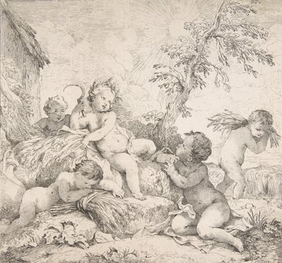 Lato Lato, ok. godz. 1735. autorstwa Charles Joseph Natoire