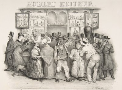 Wydawnictwo Aubert Musisz przyznać, że rząd ma komiczny wygląd, 1831 autorstwa Charles Joseph Traviès de Villers