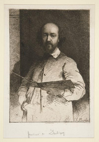 Portret Daubigny autorstwa Charles Joshua Chaplin