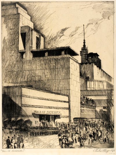 Hall of Science, Chicago Fair autorstwa Charles L. Morgan