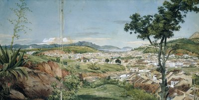 Nowe Miasto Rio de Janeiro od Livramiento, ok. 1900 1825-6 autorstwa Charles Landseer