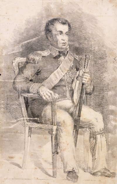Portret Dom Joao VI, c. 1825-6 autorstwa Charles Landseer