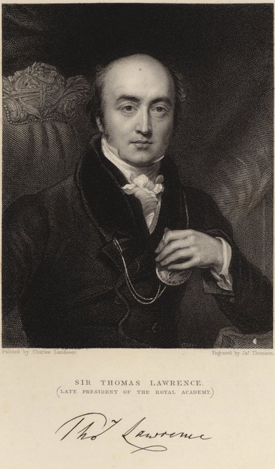 Sir Thomas Lawrence autorstwa Charles Landseer