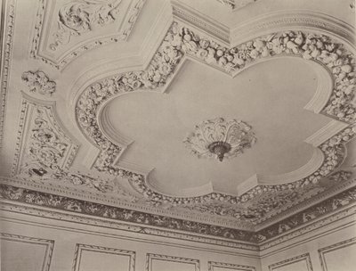 Belton House, Grantham, sufit na klatce schodowej autorstwa Charles Latham