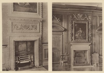 Belton House, Grantham, dwa kawałki komina autorstwa Charles Latham