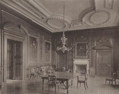 Belton House, Grantham, jadalnia autorstwa Charles Latham