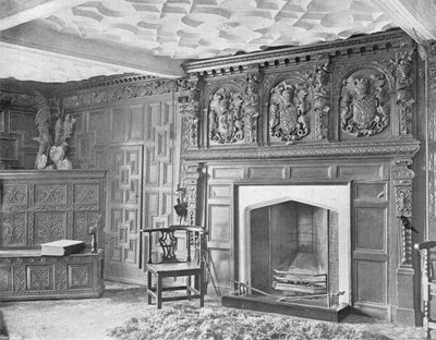 Birtsmorton Court: Stary salon autorstwa Charles Latham