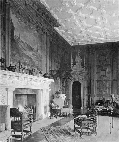 Zamek Broughton: Salon autorstwa Charles Latham