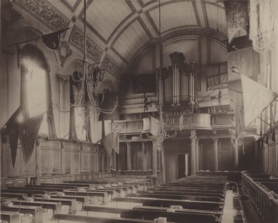 Szpital Chelsea, wnętrze kaplicy autorstwa Charles Latham