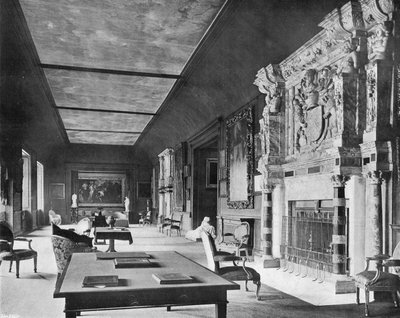 Cobham Hall: Długa Galeria autorstwa Charles Latham