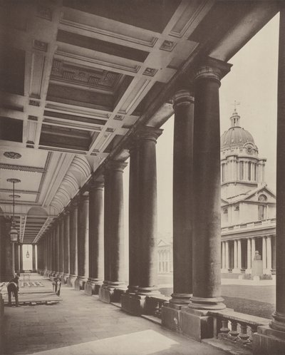 Szpital Greenwich, kolumnada autorstwa Charles Latham