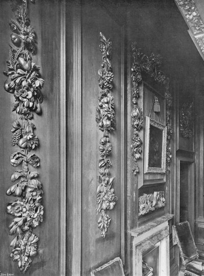Arcydzieła Grinling Gibbons w Galerii Kaplicy autorstwa Charles Latham