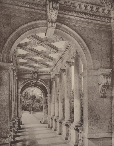 Palladian Bridge, Wilton, wnętrze autorstwa Charles Latham