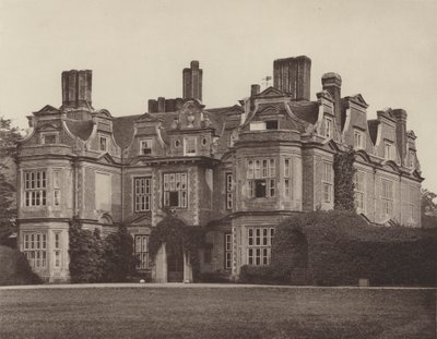 Swateley Hall, Uxbridge, front wejściowy autorstwa Charles Latham