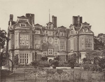 Swateley Hall, Uxbridge, ogród od frontu autorstwa Charles Latham