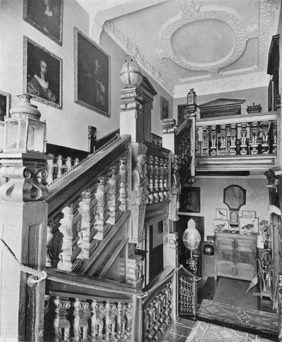 Sydenham House: schody autorstwa Charles Latham
